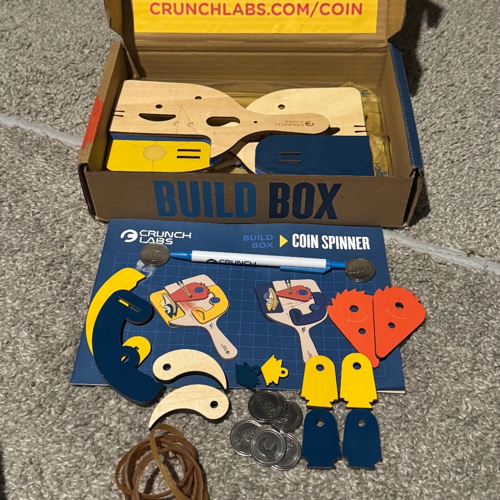 Crunch Labs Build Box- Coin Spinner